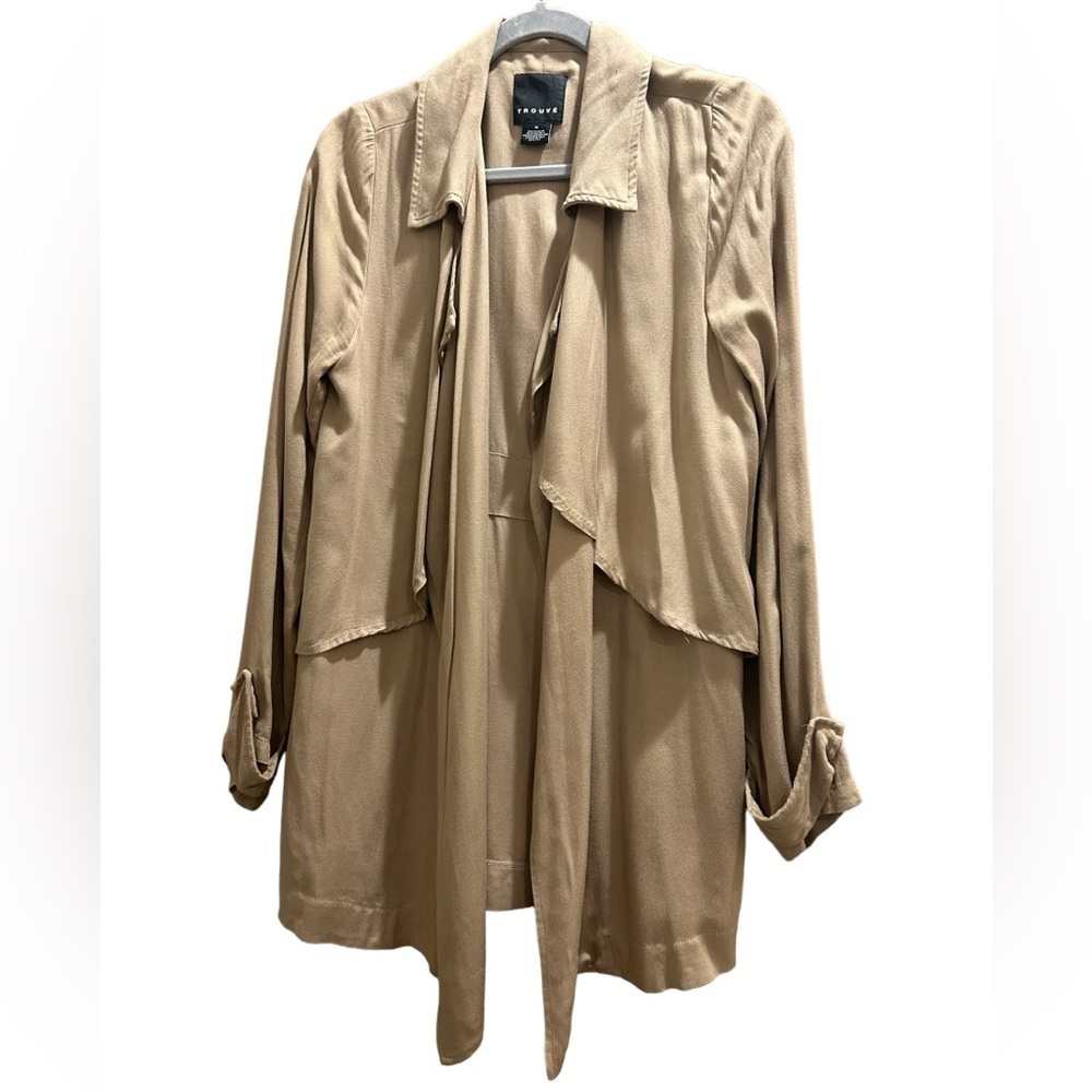 Trouvé Lightweight Short Trench Coat Nordstrom